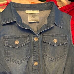 Bonnie Jean Blue Denim Casual Dress